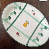 Longchamp dessert plates and oval dish