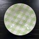 Pale green checkered plate