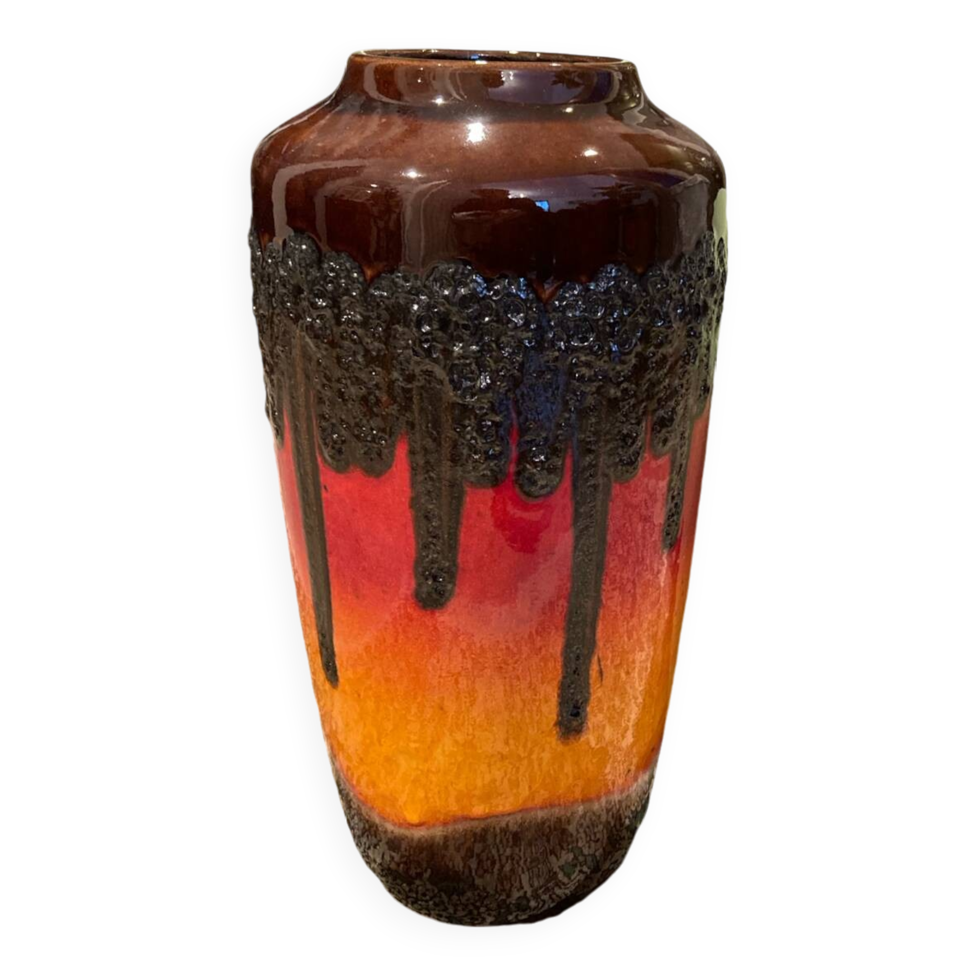 Fat lava vase west germany