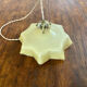Suspension lamp in opaline