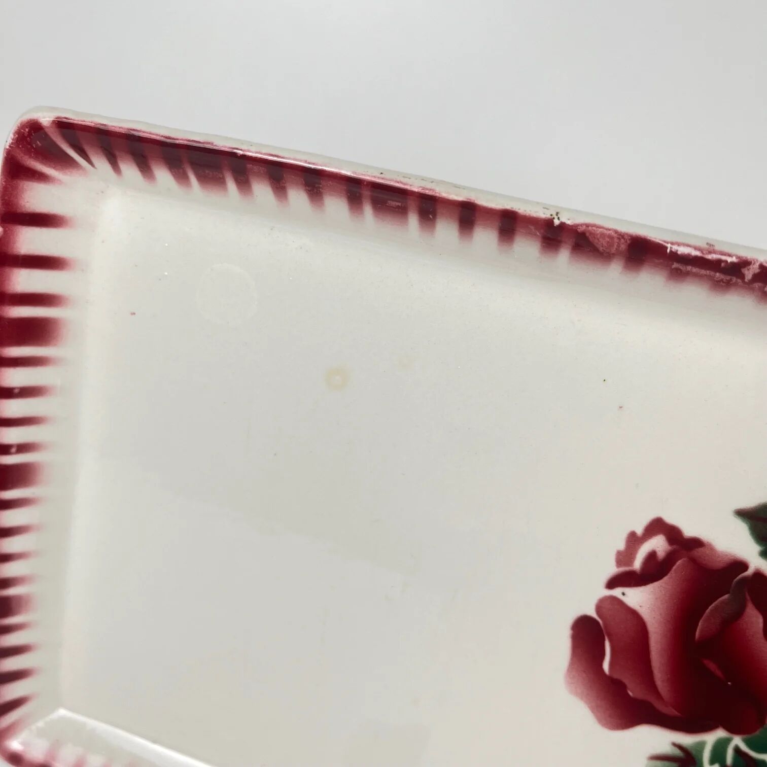 Cake dish Sarreguemines and Digoin, "Moka-Prima", 1920/1950
