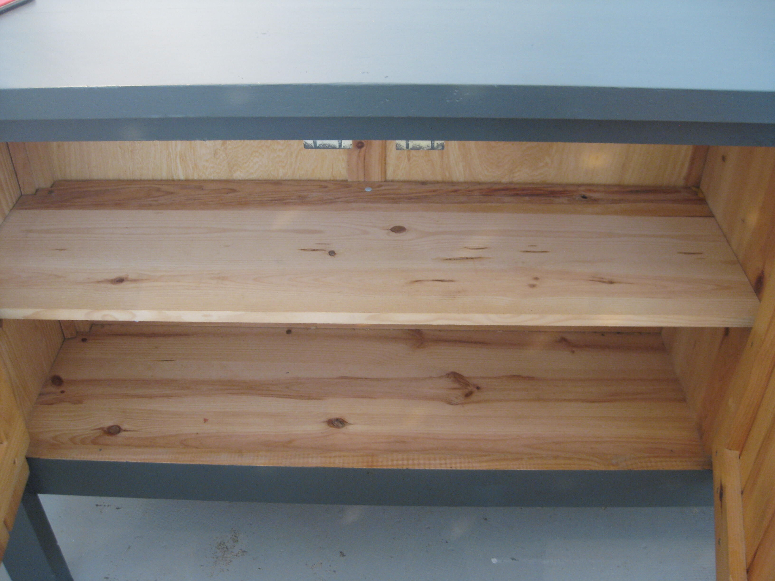 Grey vintage sideboard