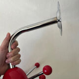 Vintage red Sputnik coat rack