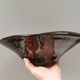 Large dish in several layers of glass, in a beautiful purple colour 1980s