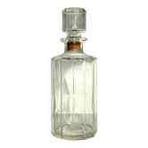 Vintage faceted glass carafe from Bormioli Italy | Italian design from the 70s