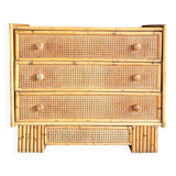 Rattan chest of drawers