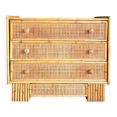 Rattan chest of drawers