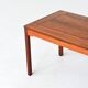 Grande table basse Alberts Tibro en palissandre Danemark 1970