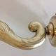Wall light  in copper and glass art deco style / vintage 30-50 years