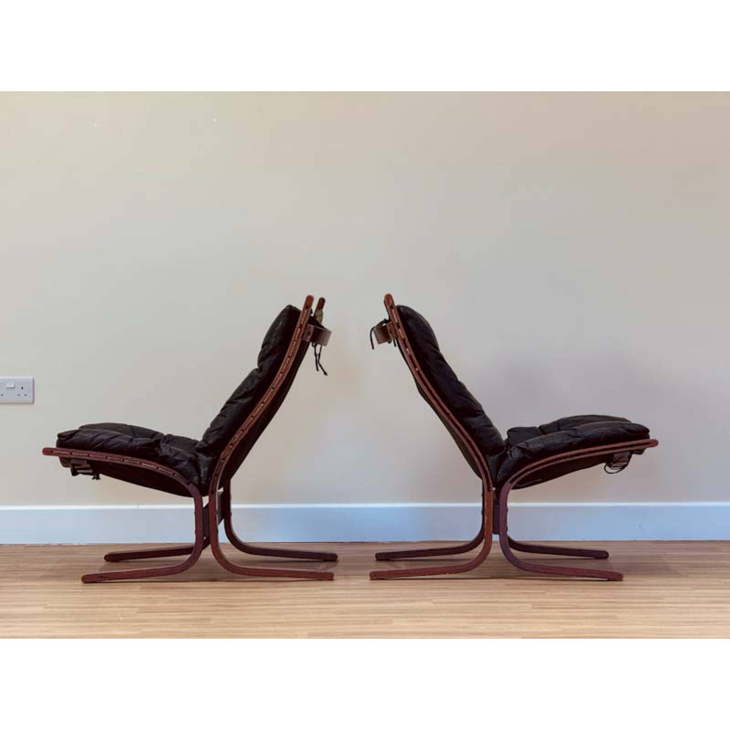 Fauteuils Siesta par Ingmar Relling pour Westnofa, 1970s