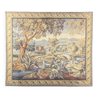 Tapisserie “Verdure aux Oiseaux” , XXe Siècle