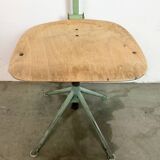 Green Industrial Workshop Chair, 1950s