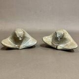 Pair of "Scandinavian Design 1950" ceramics
