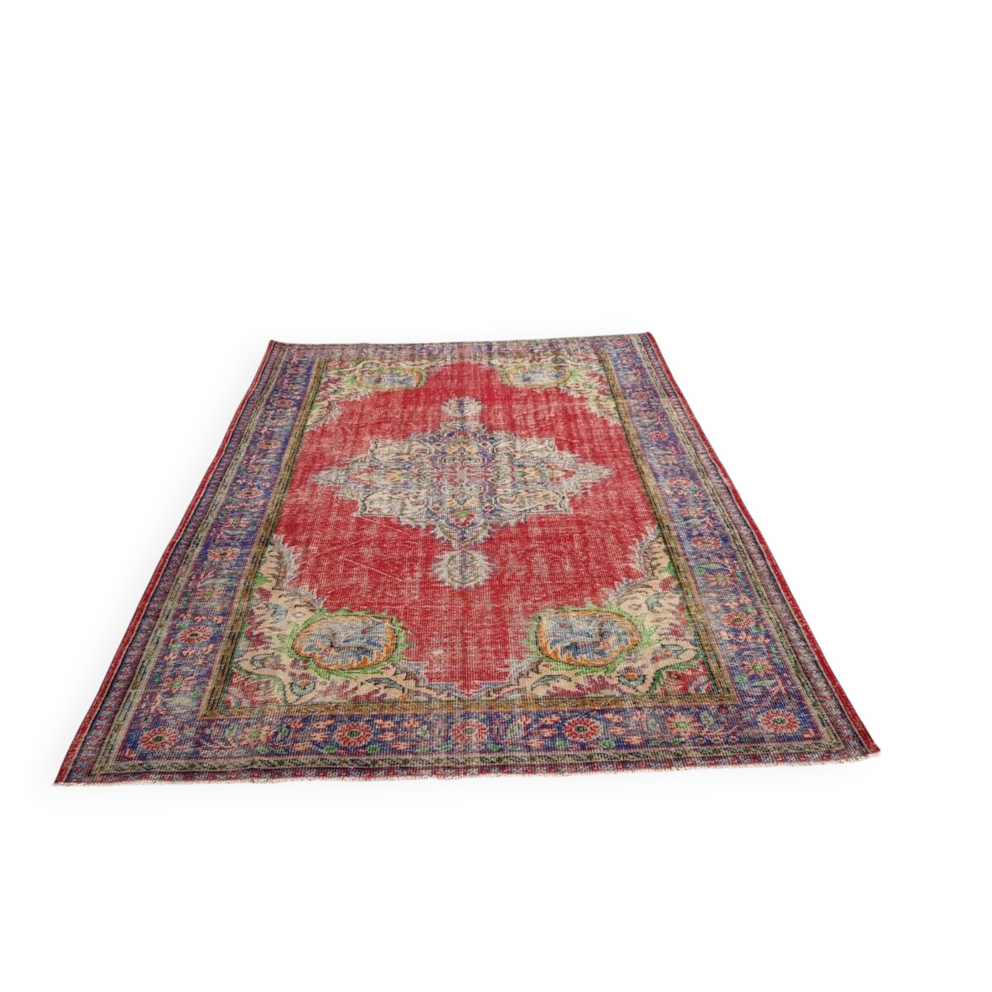 Tapis Oushak floral antique sku2274