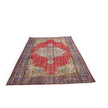 Tapis Oushak floral antique sku2274