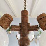 Suspension Steinhauer vintage 3 lampes années 80