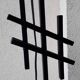 Black iron floor lamp