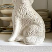 Dog, Cavalier King Charles in Staffordshire earthenware no. 9, circa 1860