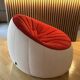 Cinna Ottoman en alcantara : grand canapé + 2 fauteuils dont 1 pivotan