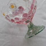 Set of 9 fruit cups, ice creams, desserts, standing