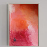 Peinture sur toile "lever du soleil "