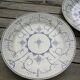 Ensemble de 9 assiettes plates Copenhague de Royal Boch