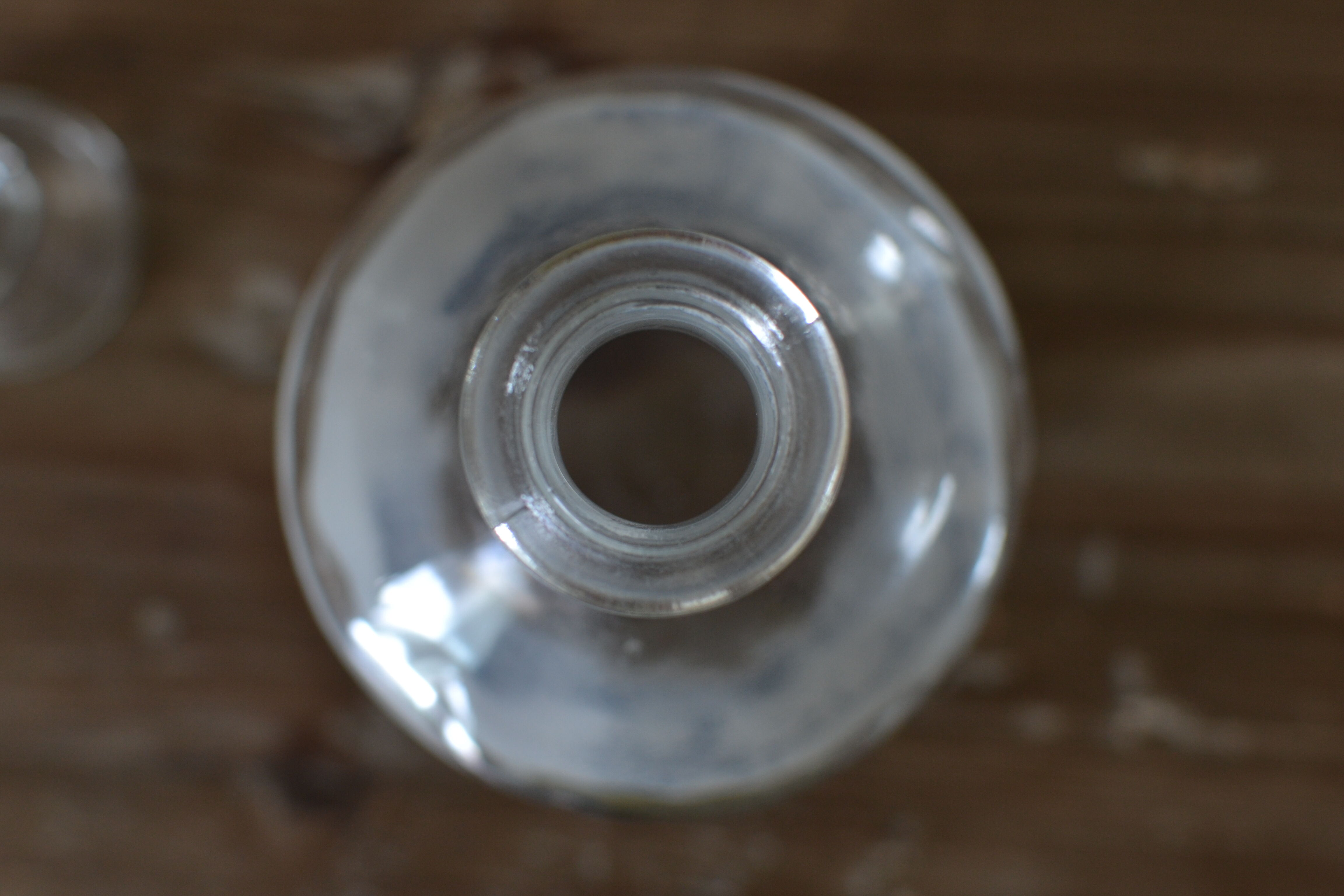 Carafe style toile de Jouy