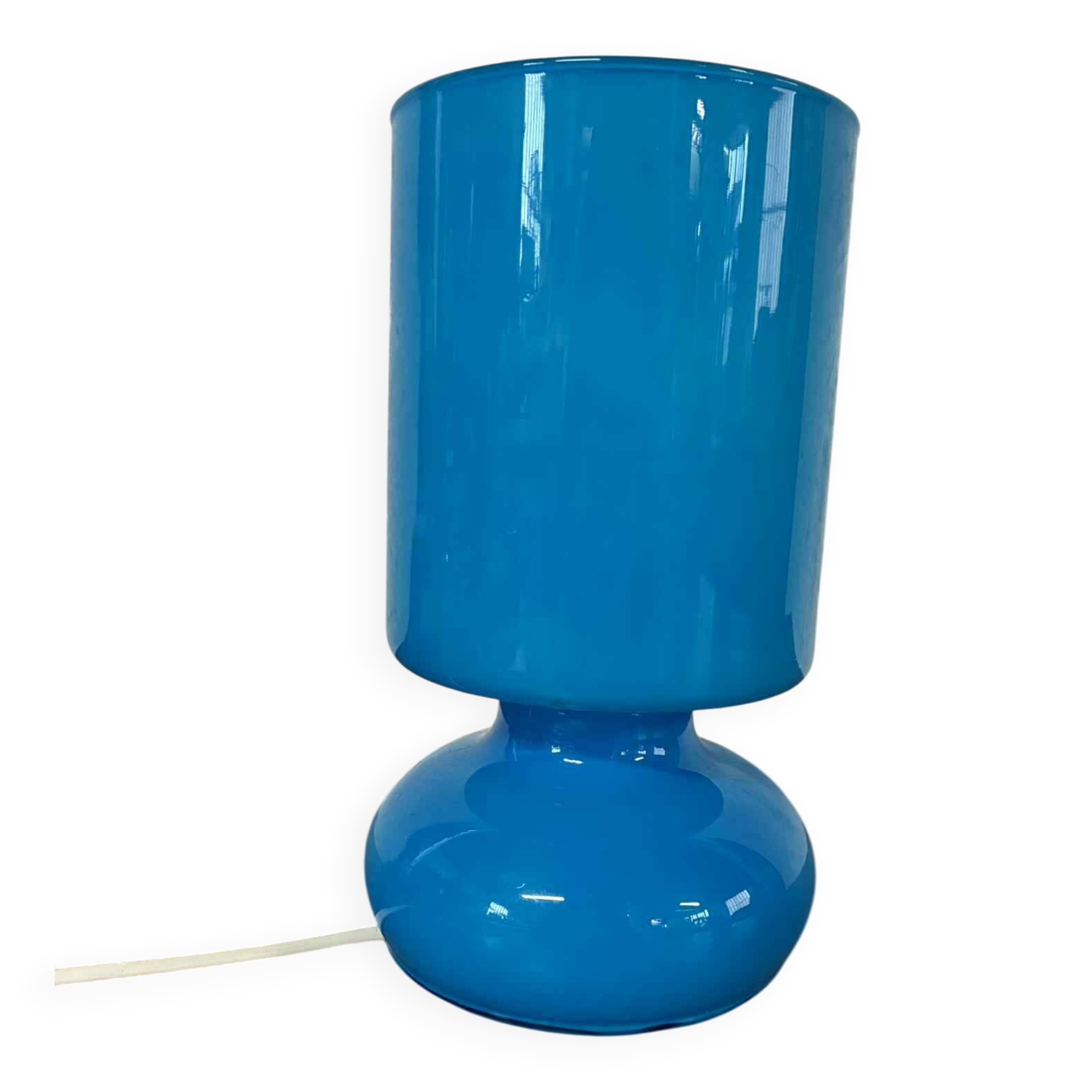 IKEA glass table lamp