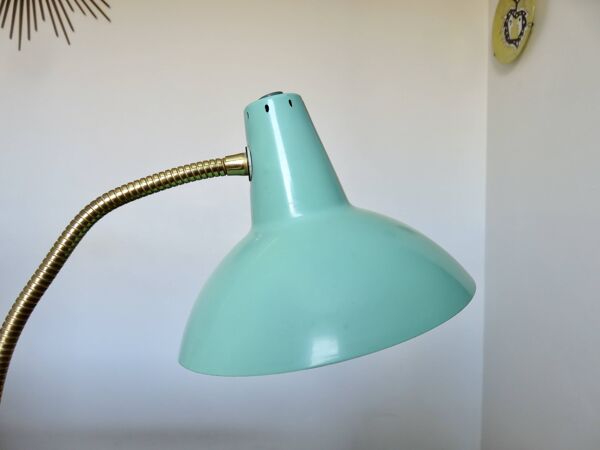 Lampe cocotte couleur vert d'eau années 60