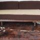 Sofa modular 70's table low seat/bed