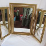 Mirror to ask triptych gilt frame 72x50cm