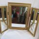 Mirror to ask triptych gilt frame 72x50cm