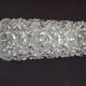French Vintage Retro Clear Cut Glass Chandelier Replacement Shade