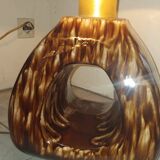 Large earthenware lamp from the 70s