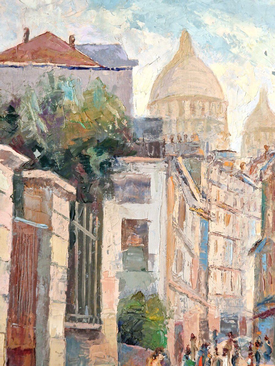 Tableau Montmartre by J. Arnaldi