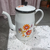 Vintage enamel coffee maker
