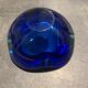 Cendrier Murano bleu vert Italie année 1970