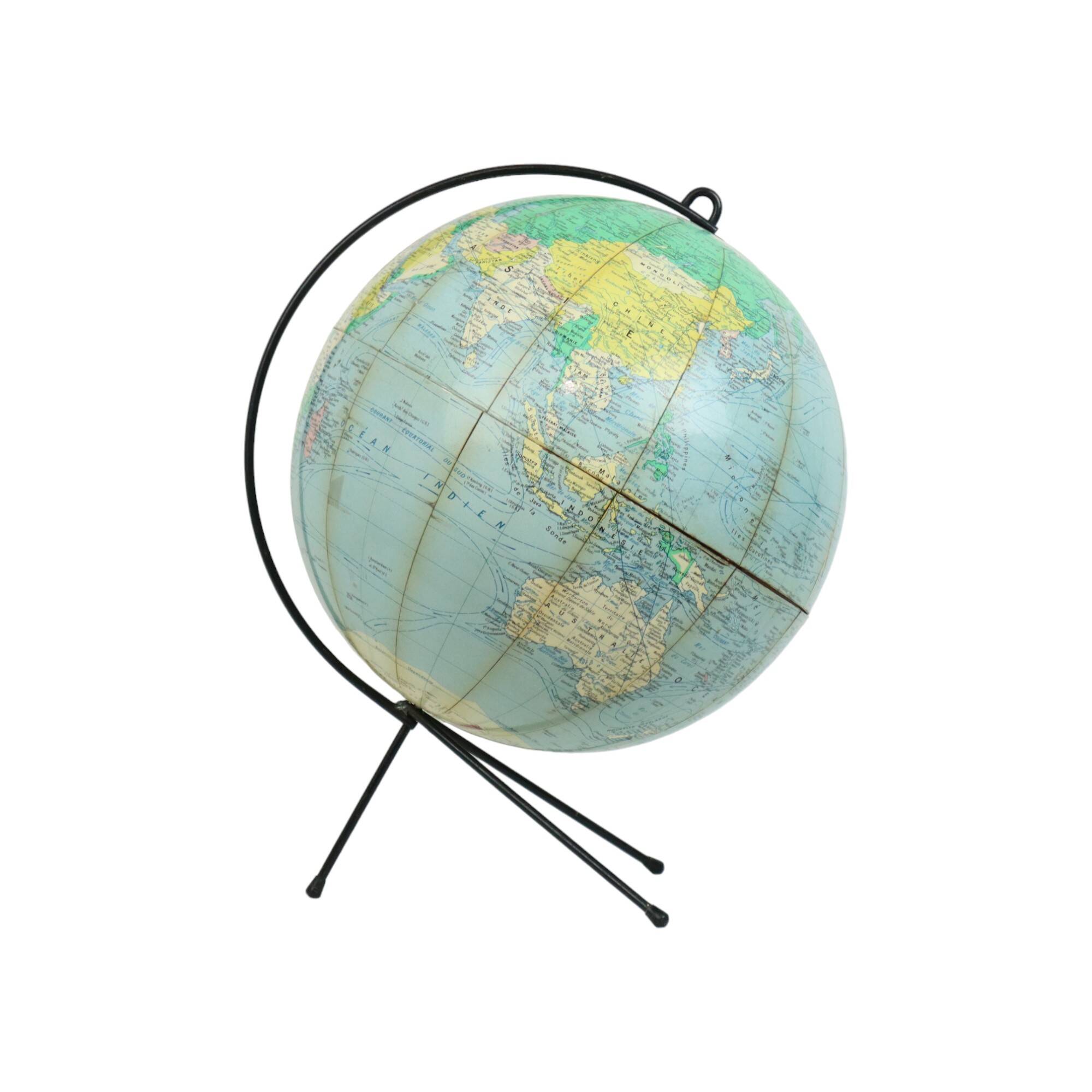 Vintage Globe 1950s Girard Barrère et Thomas
