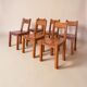 Chairs in solid elm