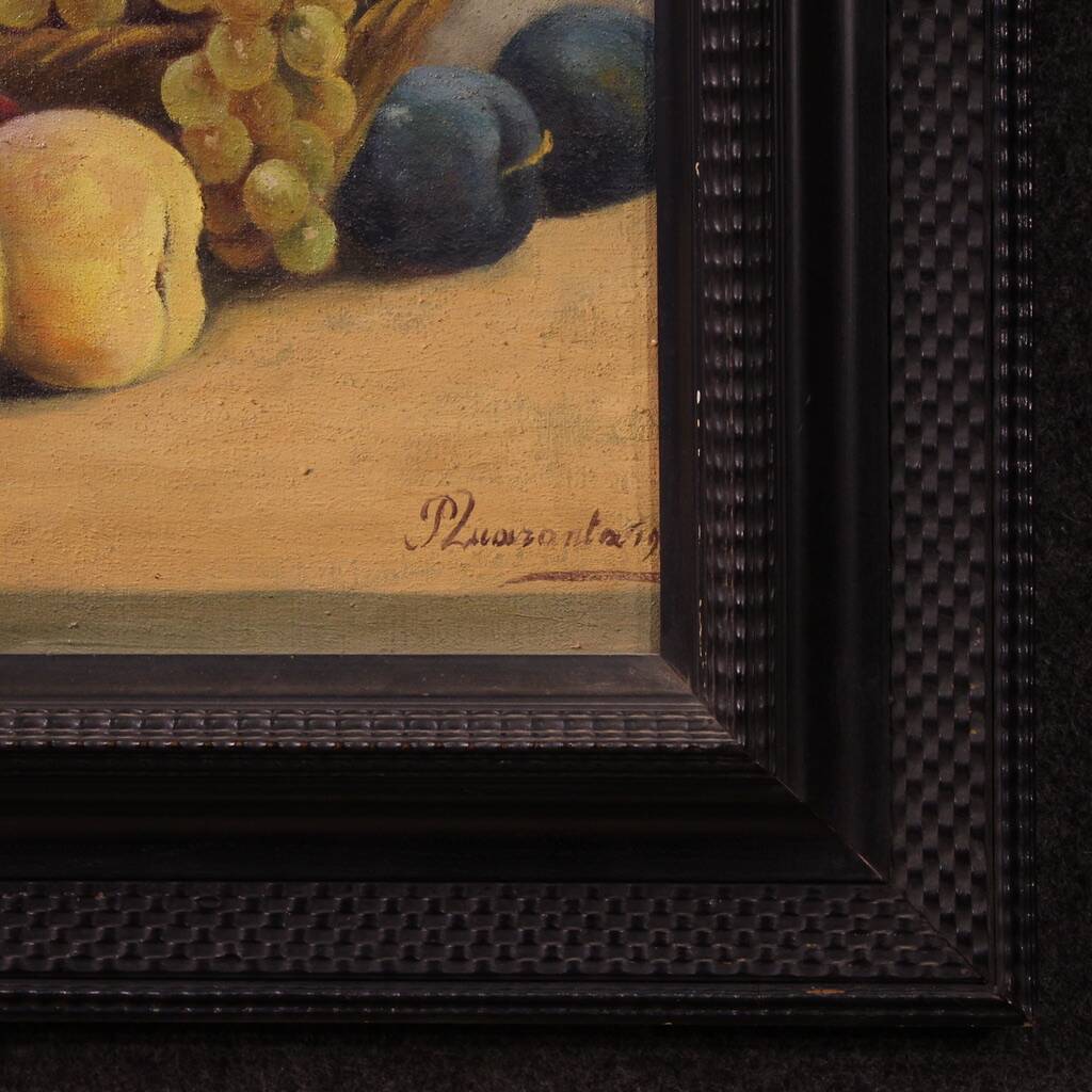 Italian still life painting signed and dated 1919