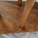 Vintage Art Deco wooden side table – 1930s/50s – unique piece
