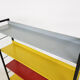 A. D. Dekker for Tomado free standing metal book shelves, The Netherlands 1950's