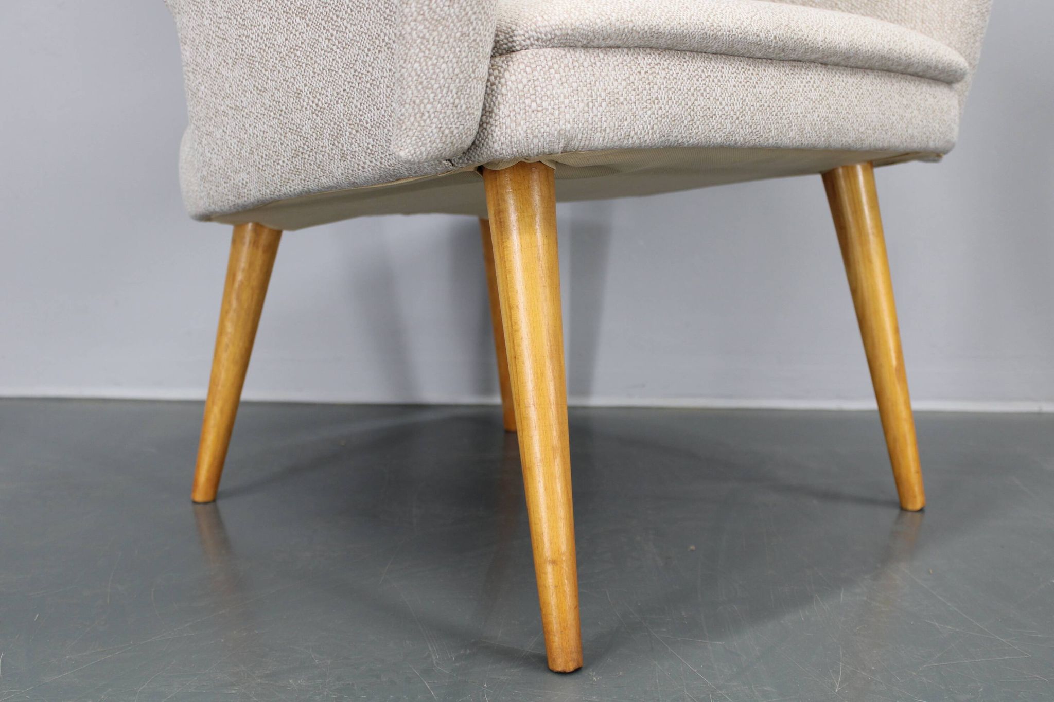1960s Pair of Restored Shell Chairs, Czechoslovakia
