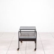 Chariot de bar en mosaïque par Herbert Hirche pour Rosenthal