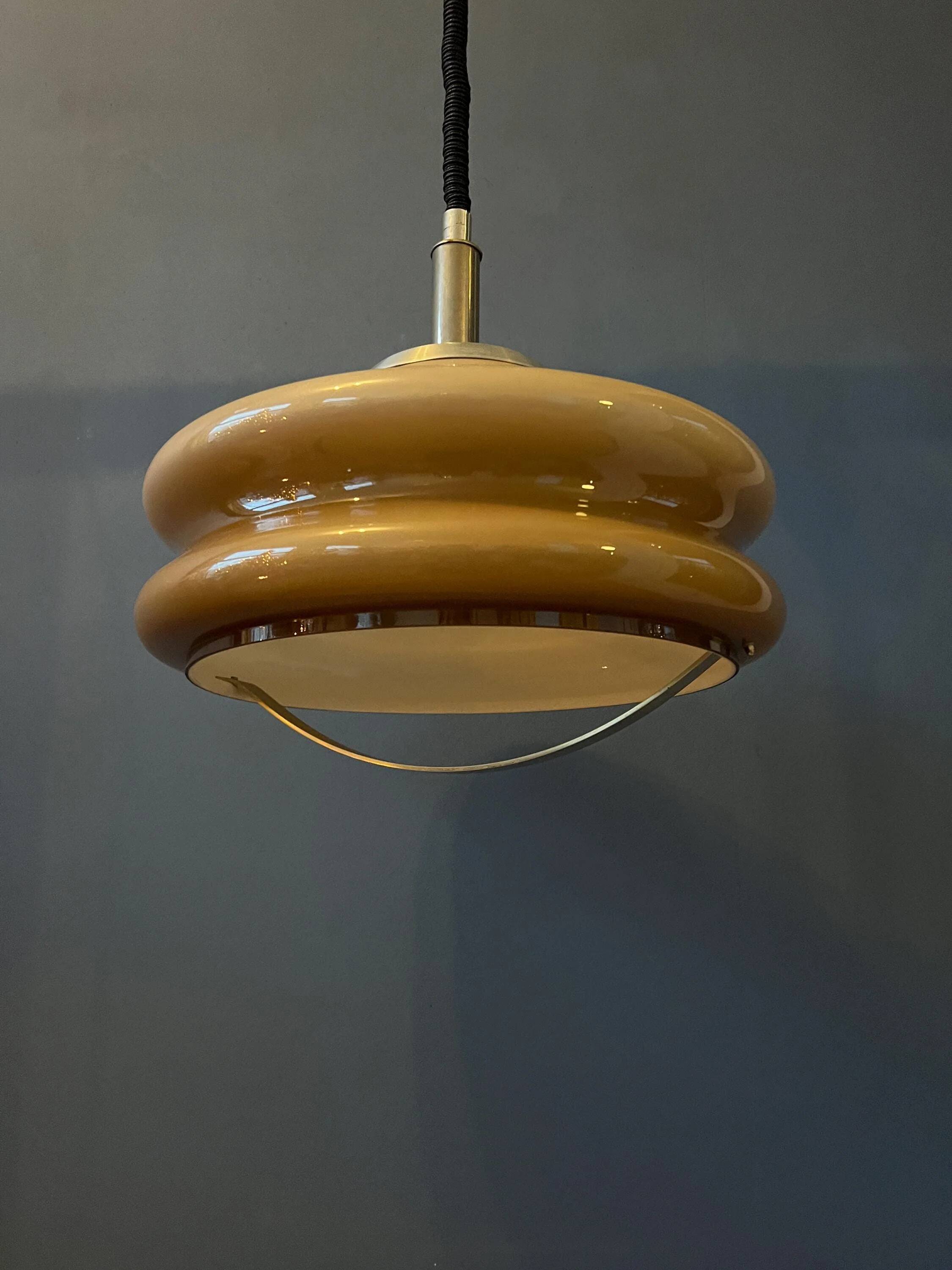 Suspension vintage Space Age en acrylique Herda