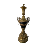 Louis XVI bronze and brass living room lamp base