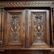 Important walnut buffet style Renaissance