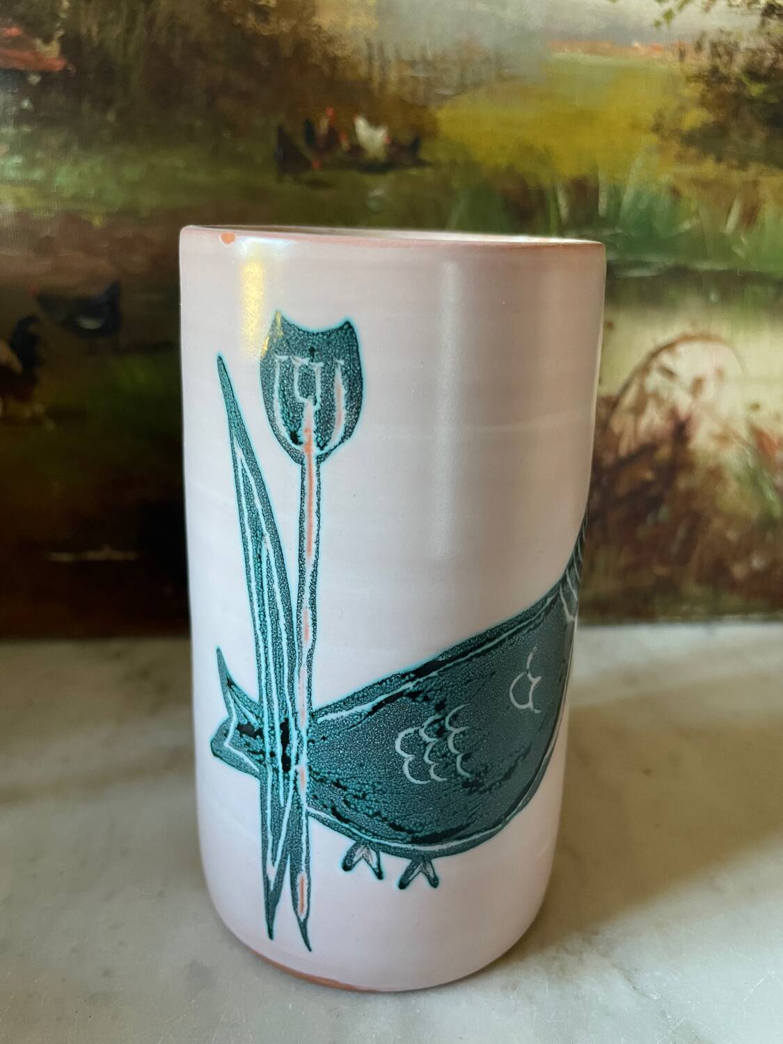 Yvon Roy scroll vase
