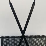 Black metal magazine rack Mathieu Mategot 1950