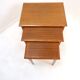 Nesting tables in teak mid-century modern - 1960s